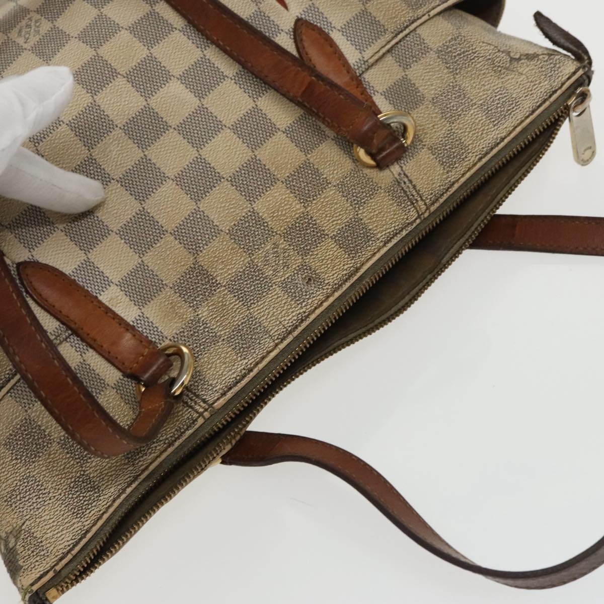 LOUIS VUITTON Damier Azur Totally PM Tote Bag N41280 - 6