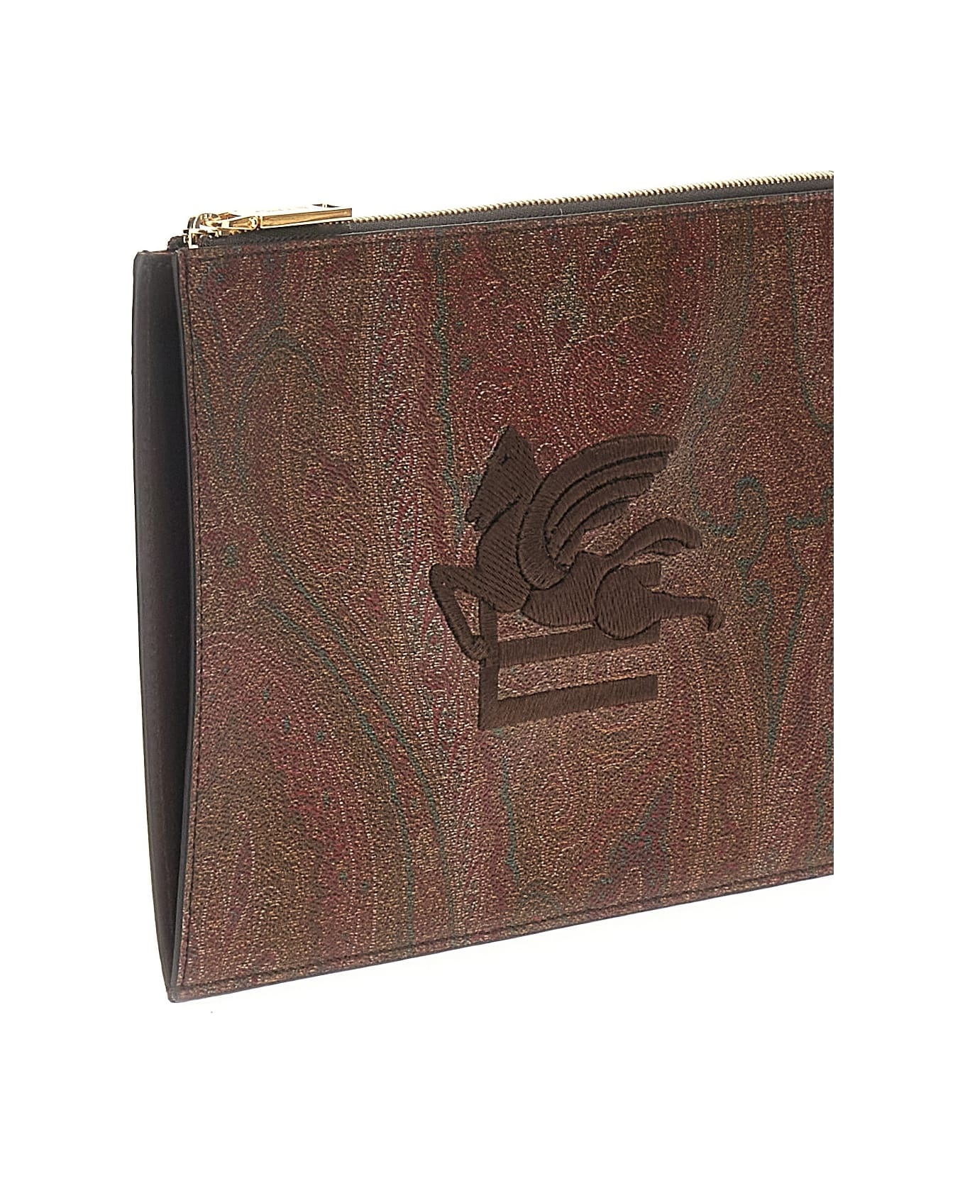 Medium 'paisley' Clutch Bag - 3