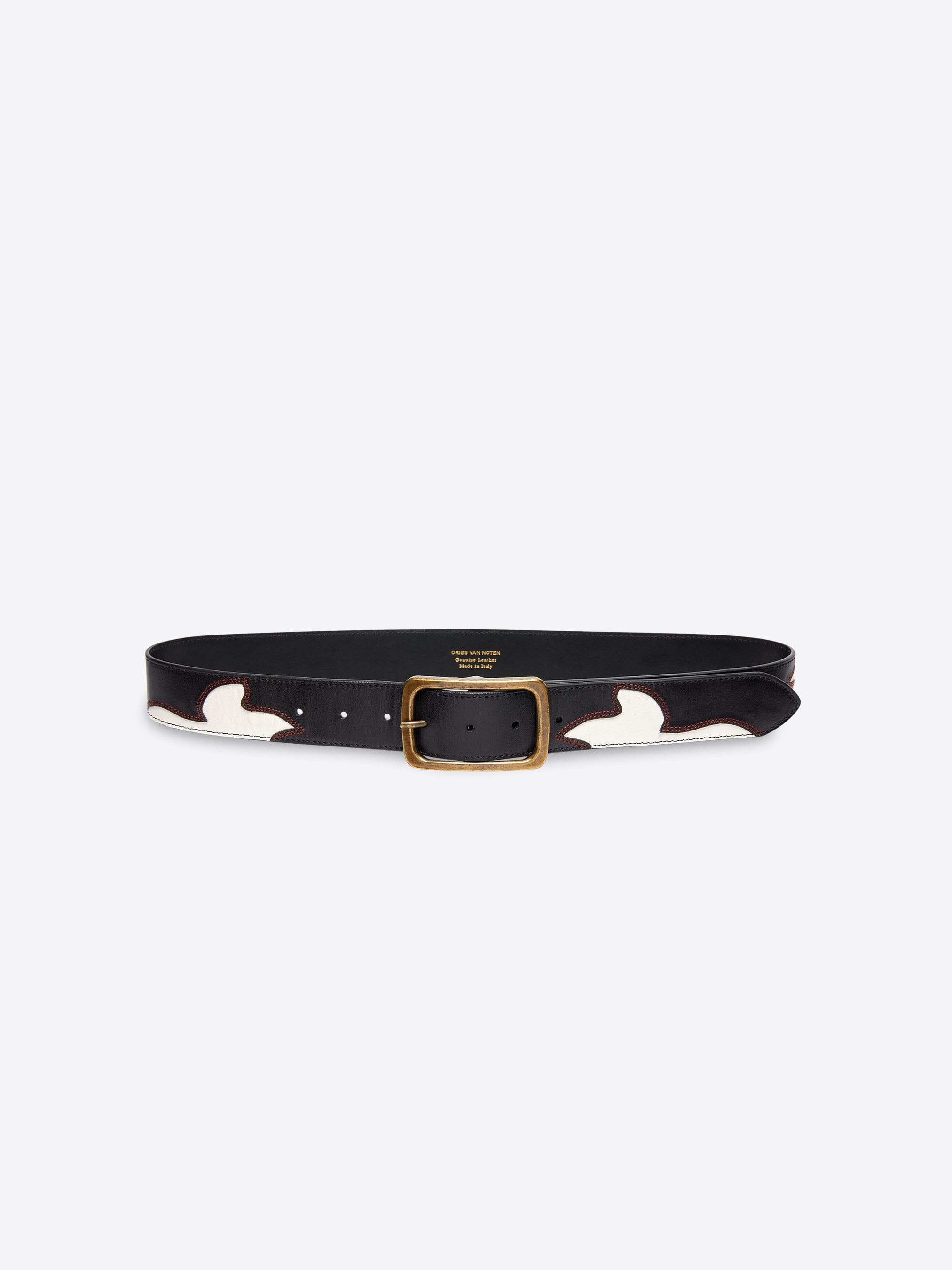 TOPSTITCHED BELT - 2