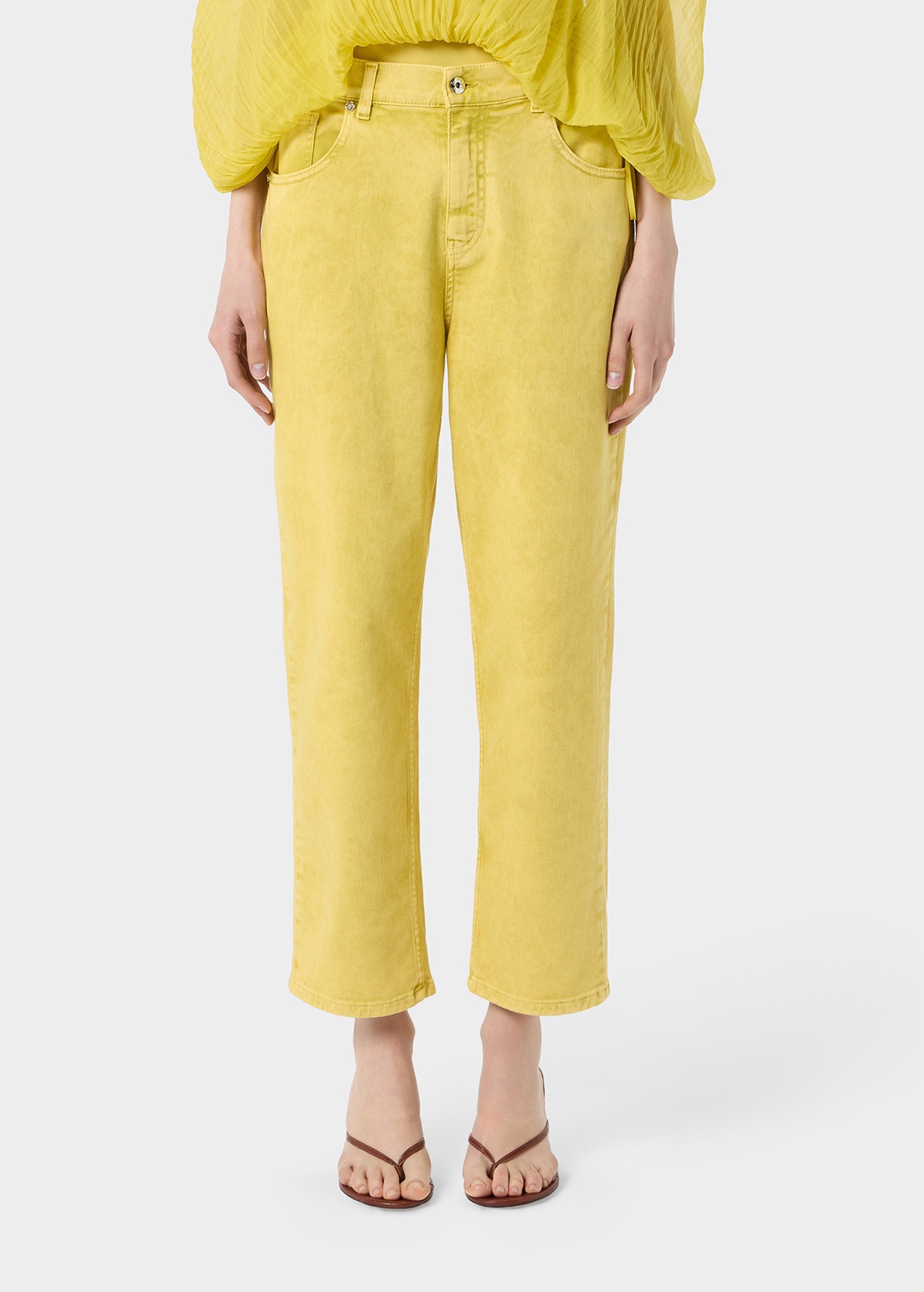 CARROT-FIT JEANS IN COTTON BULL - 3