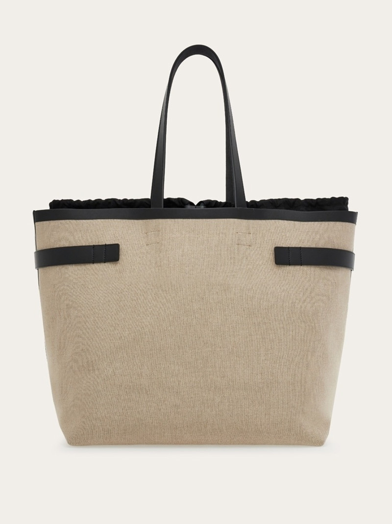 TOTE BAG WITH GANCINI BUCKLES (L) 3