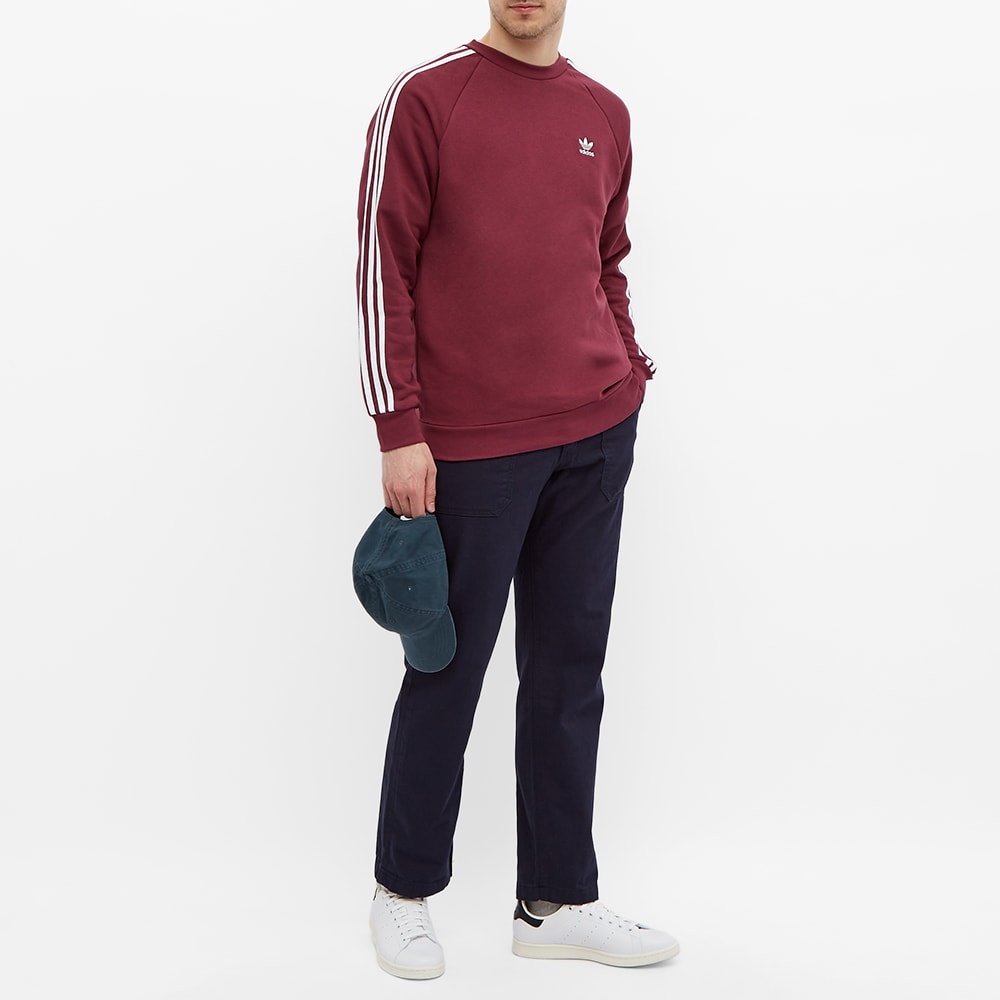 Adidas 3 Stripe Crew Sweat - 6