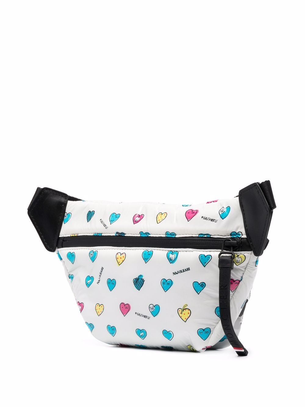 x Naj-Oleari hear-print belt bag - 4