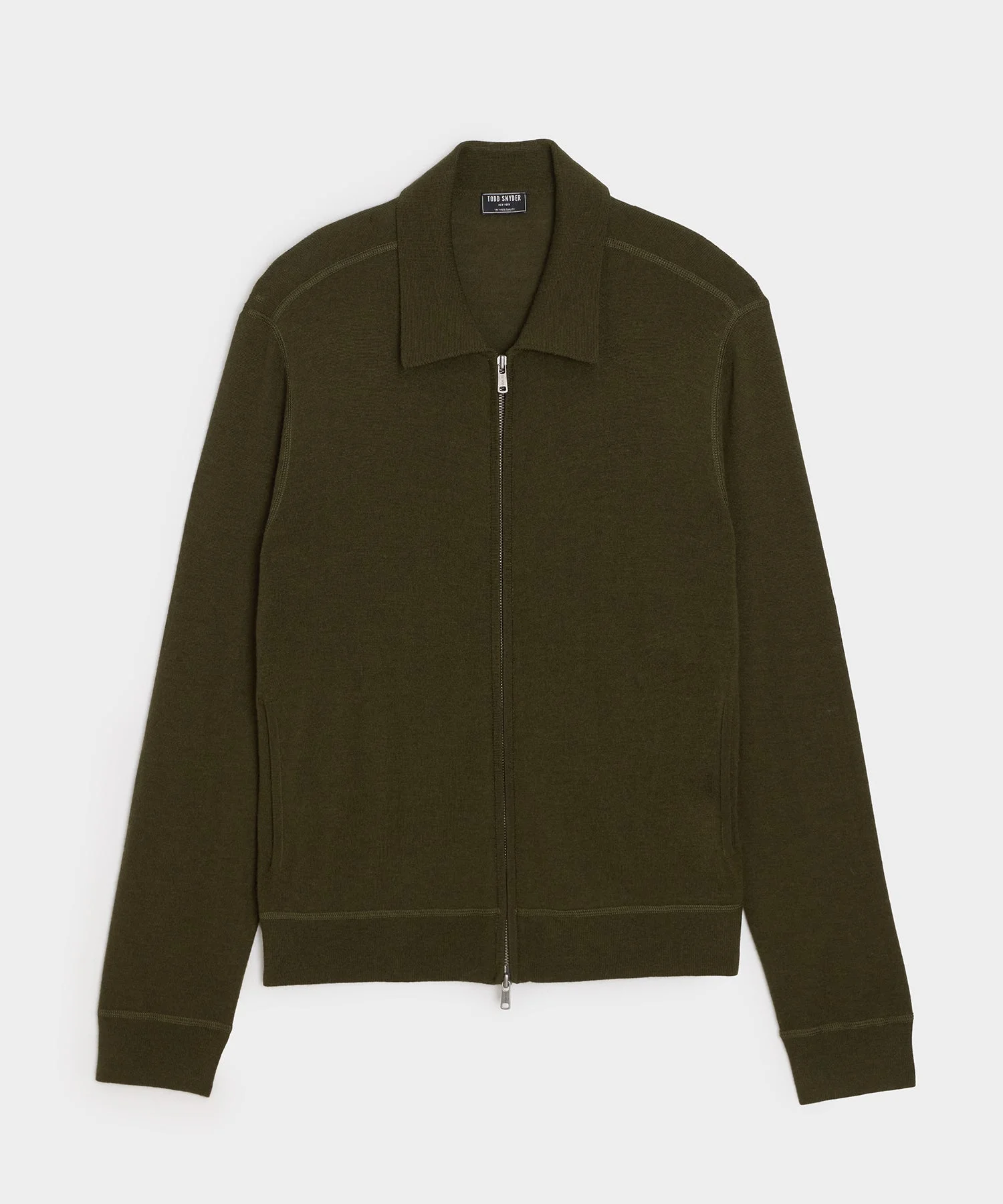 Merino Full-Zip Sweater Polo - 1