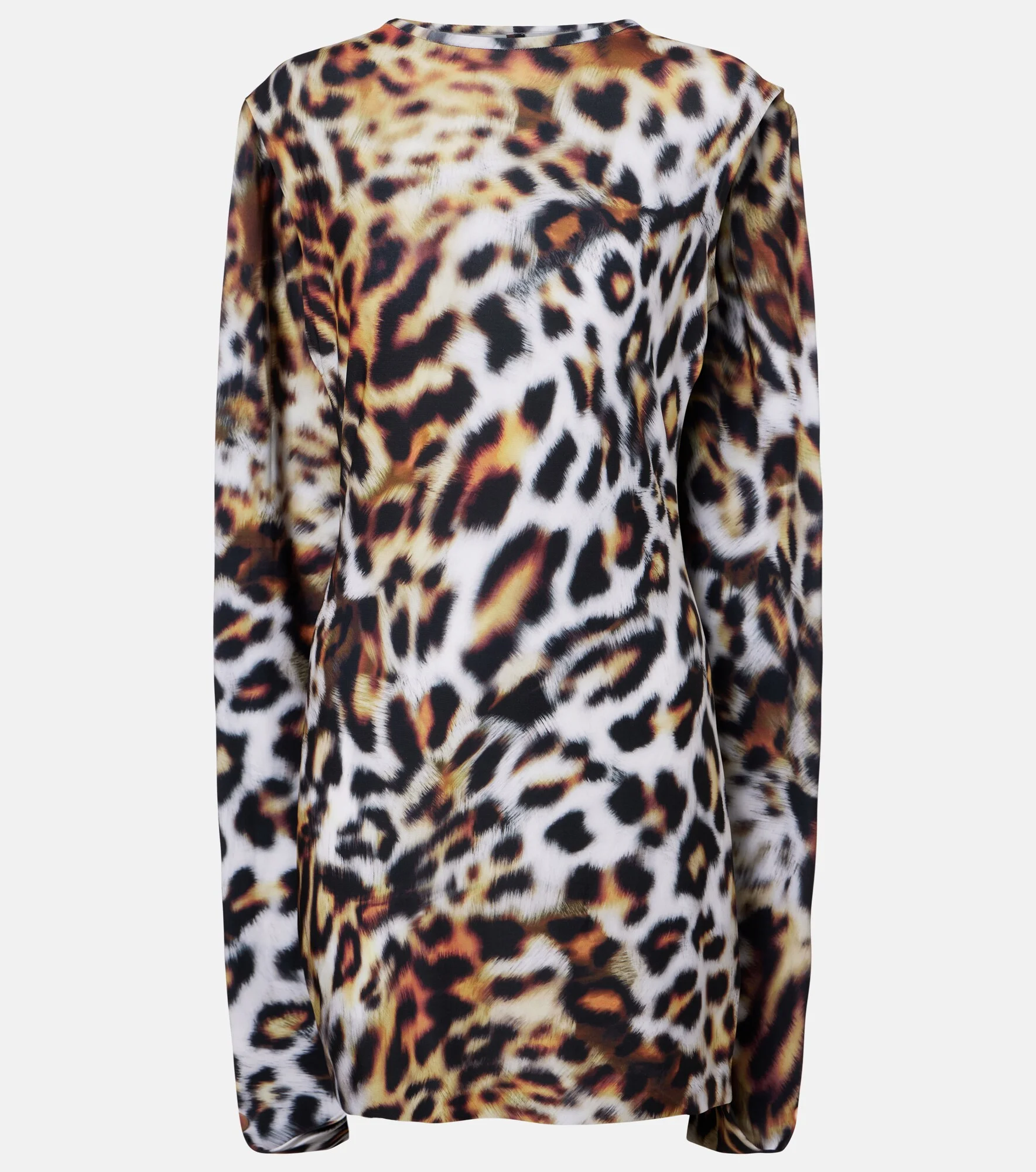 Printed jersey minidress - 1