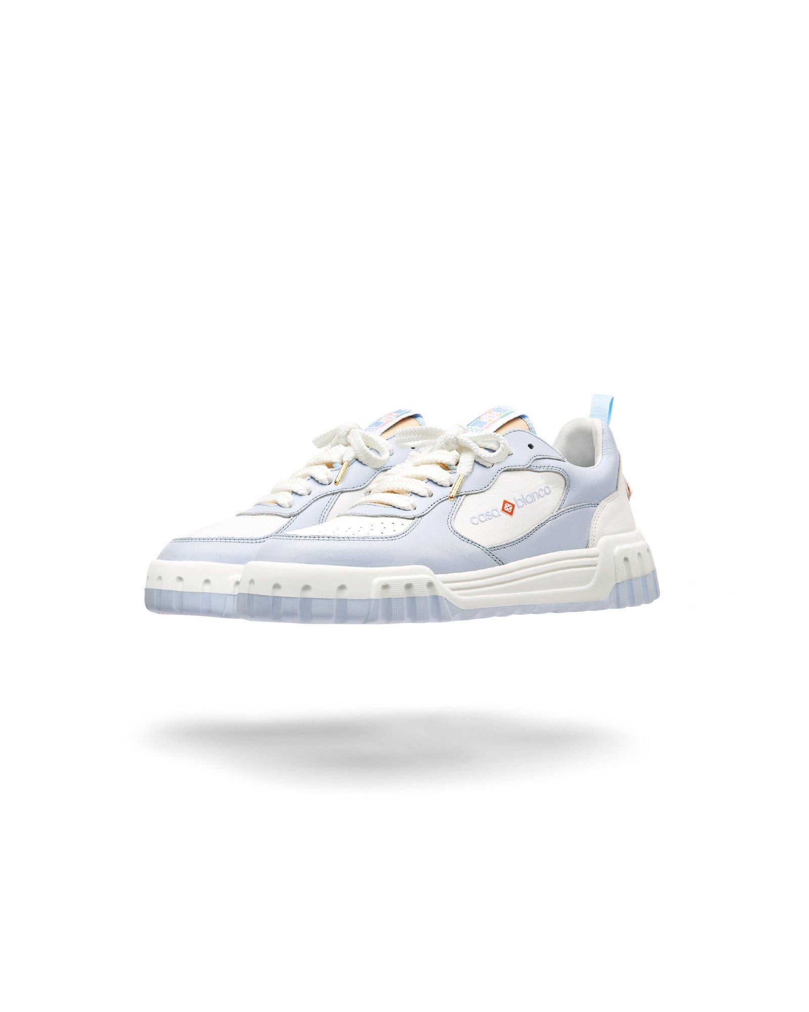 【関税込み】Casablanca ホワイト The Court スニーカー Casablanca The Court スニーカー | ホワイト | FARFETCH JP