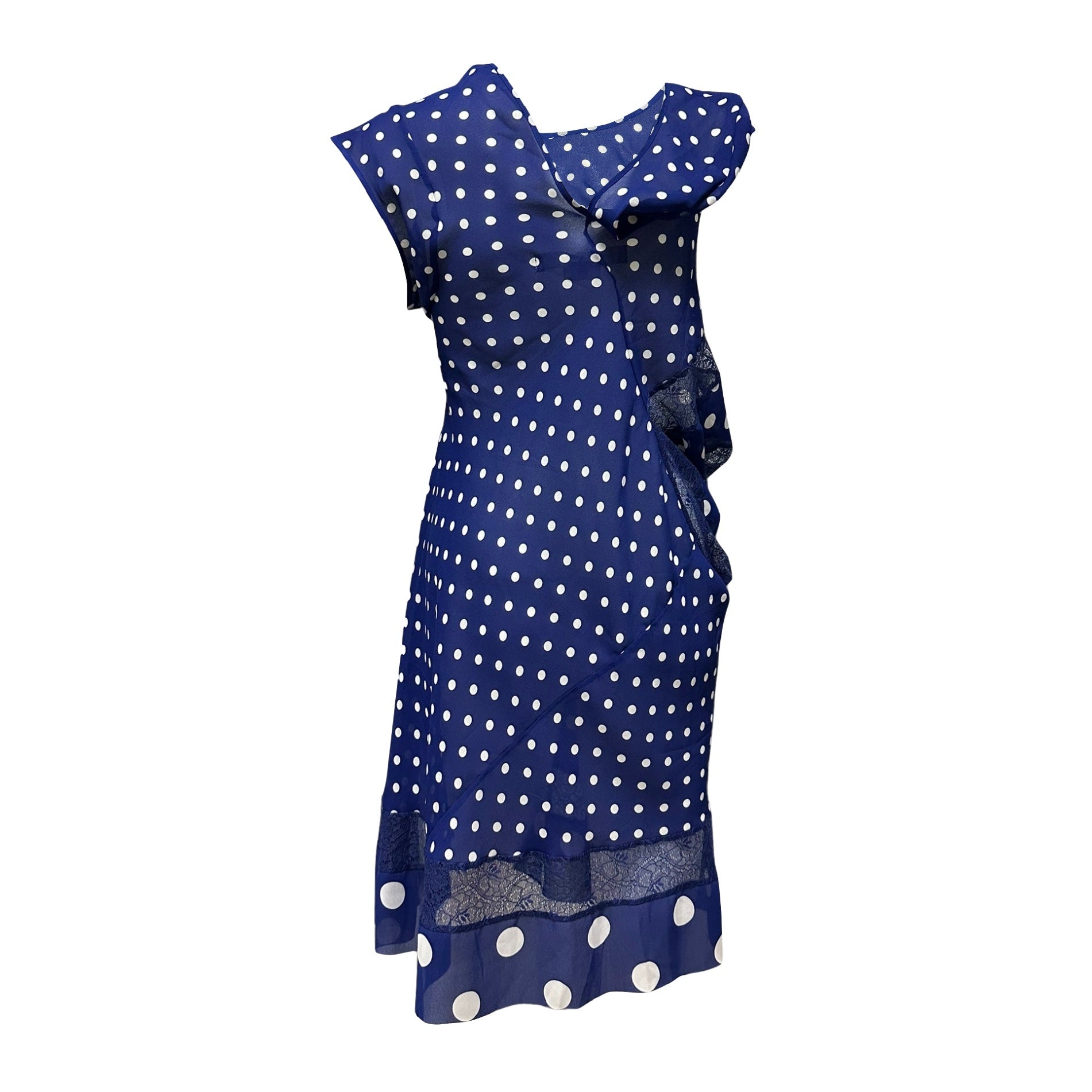 JUNYA WATANABE Spring Summer 2011 Transformation Polka Dot Midi Dress - 2