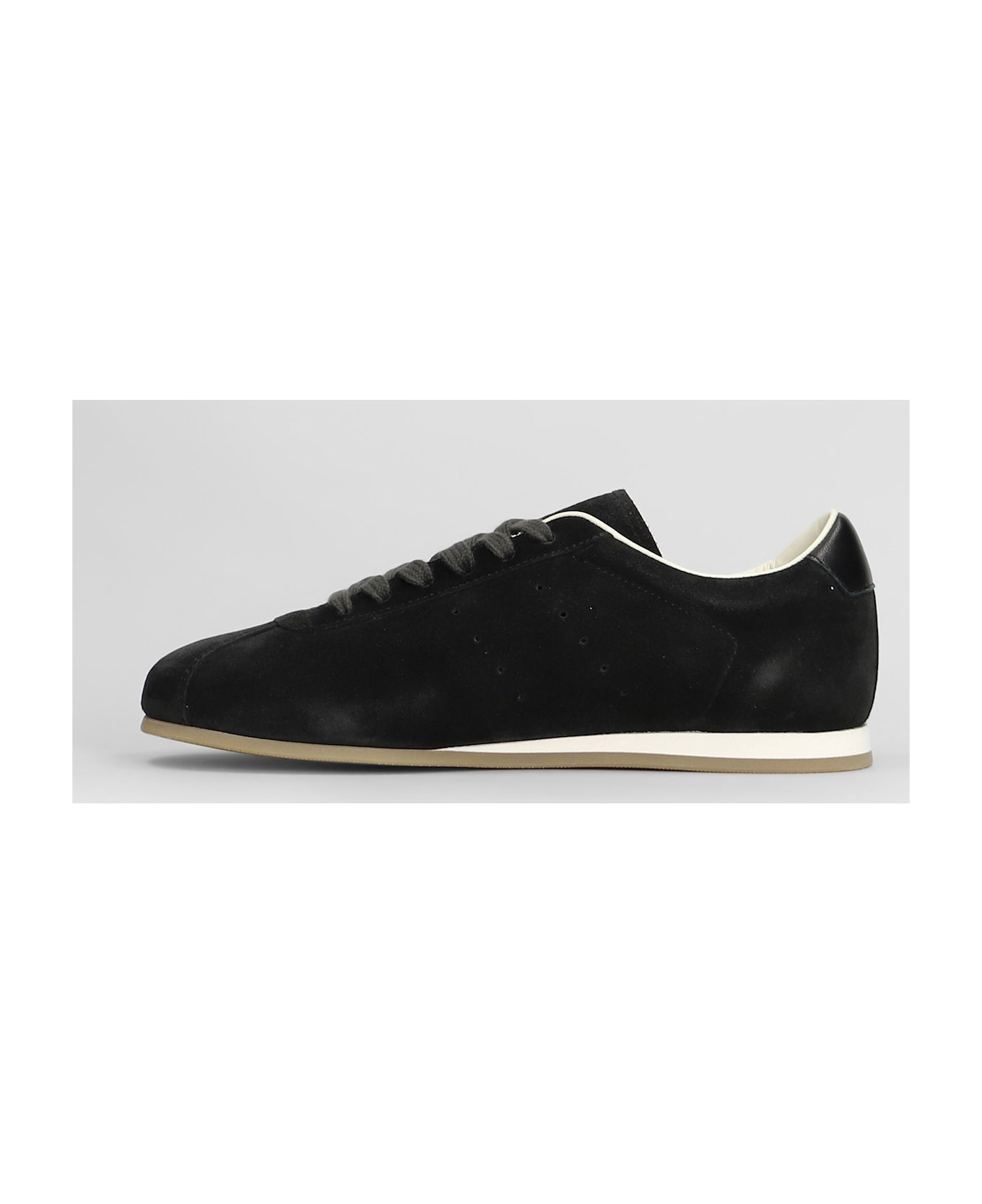 Driving Shoe Sneakers In Black Suede - 3