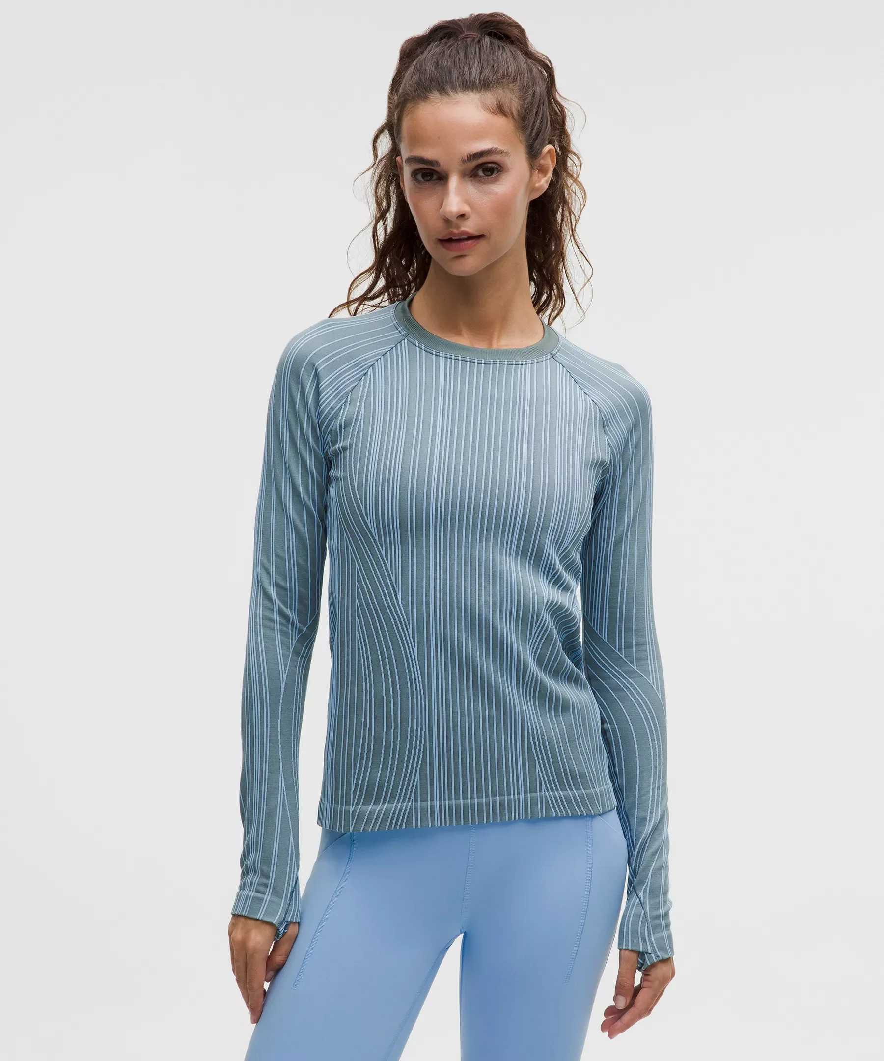 Rest Less Variegated Ribbed Pullover - 1