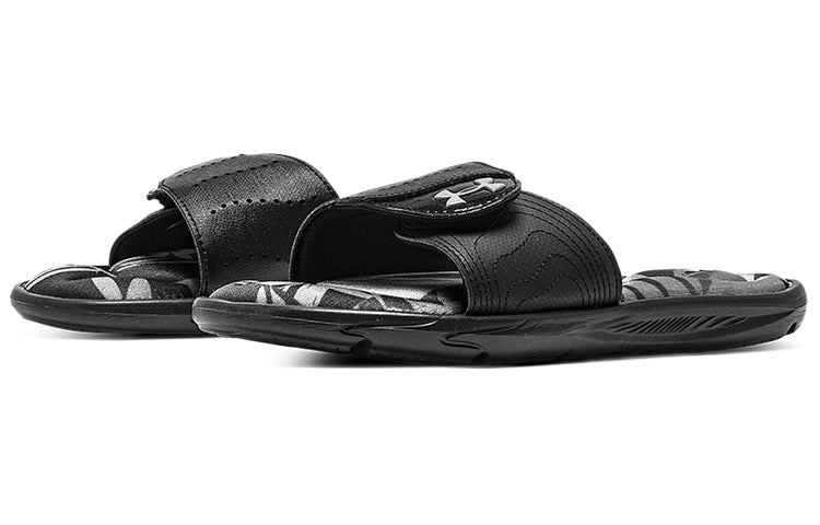 (WMNS) Under Armour Ignite VI Graphic FB Sandals Black 3023767-001 - 4