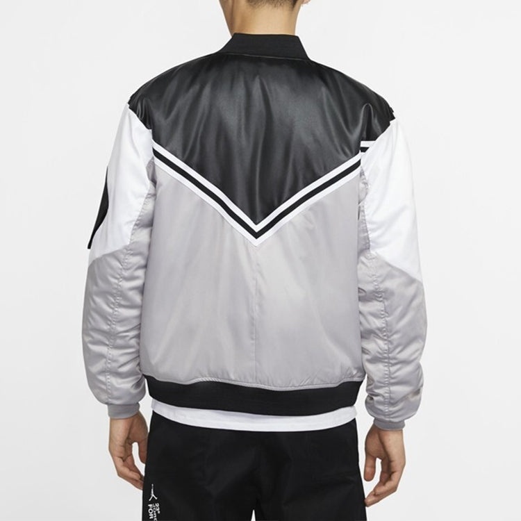 Air Jordan Wings MA-1 Back V Contrasting Colors Jacket Black CD5458-010 - 4