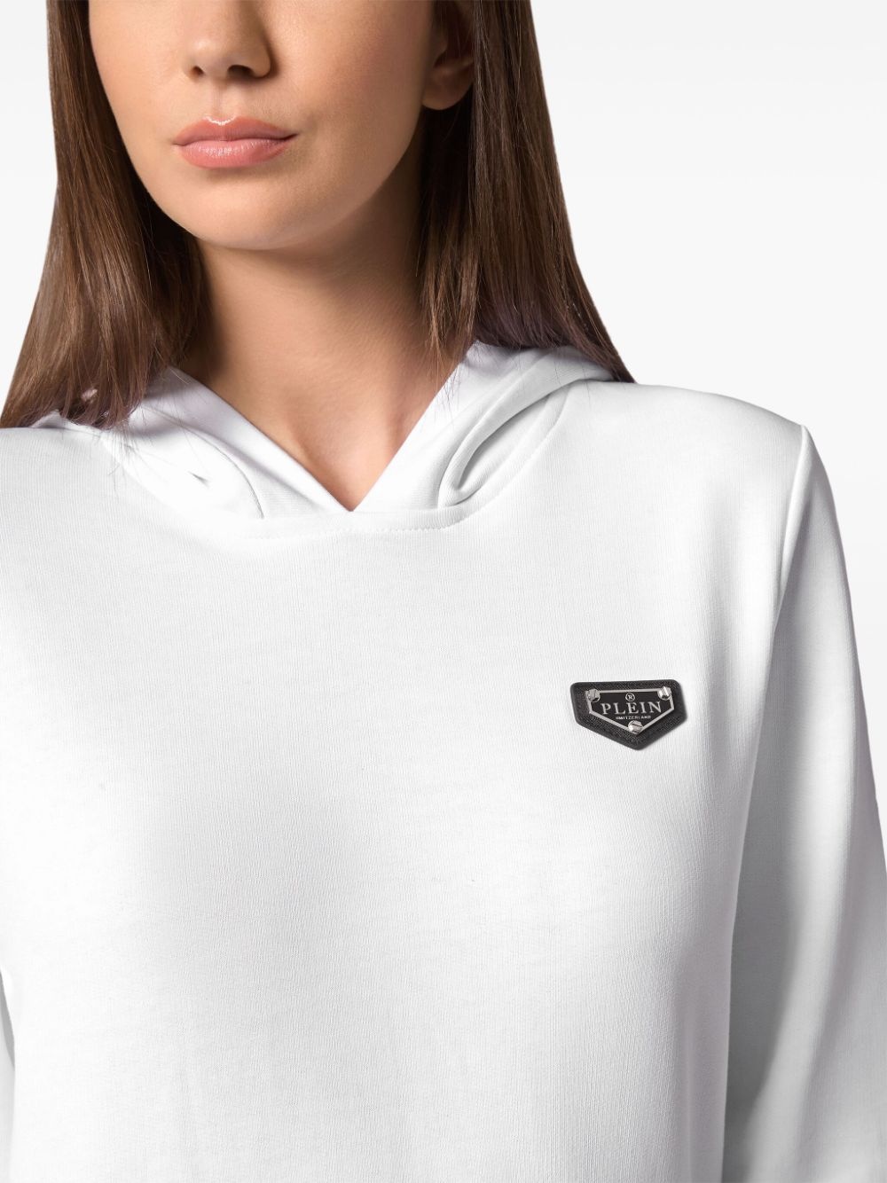 logo plaque hoodie - 5