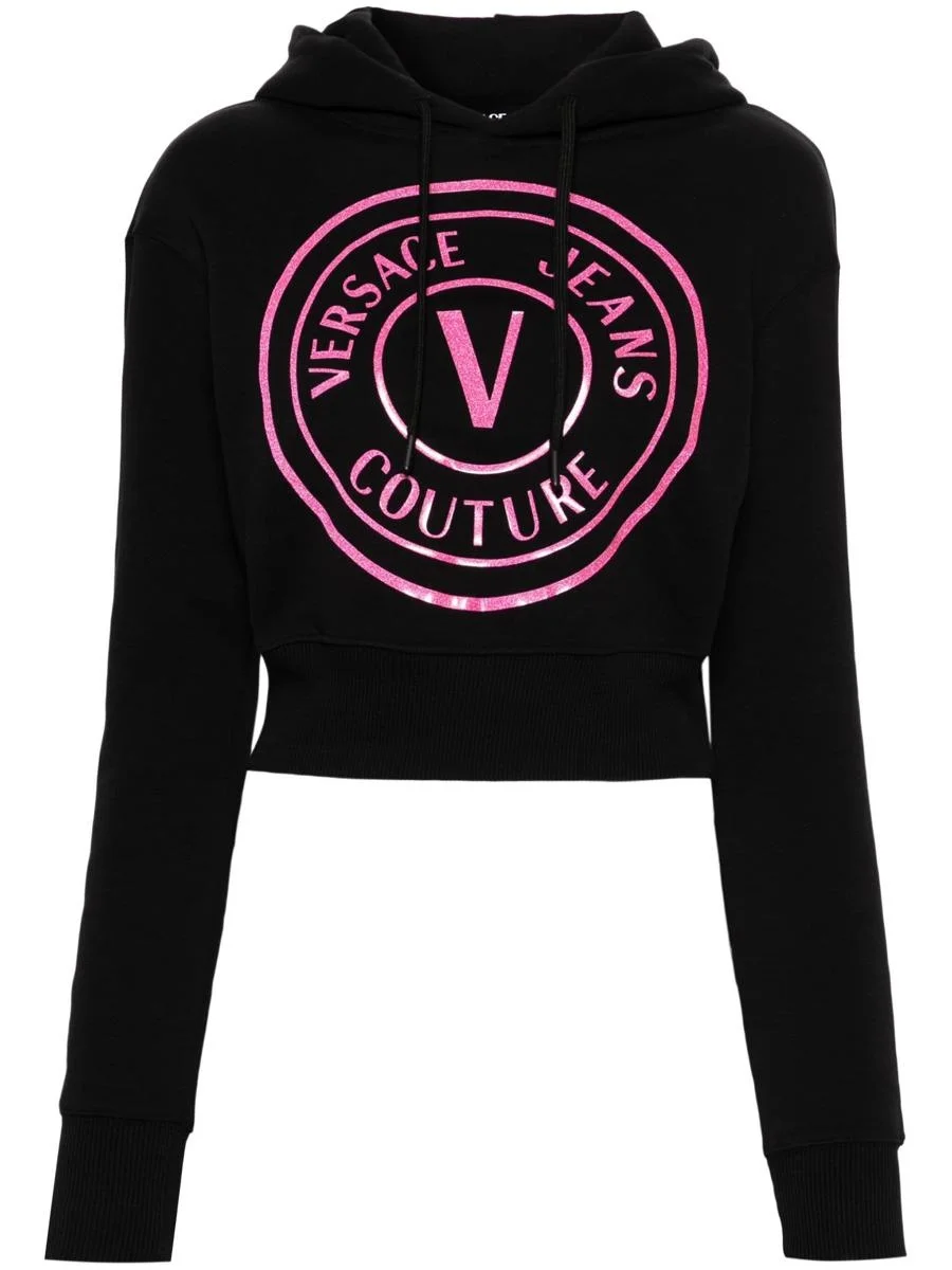 Versace Jeans Couture VERSACE JEANS COUTURE VEMBL GUMMY GLITTER SWEATSHIRTS CLOTHING - 1