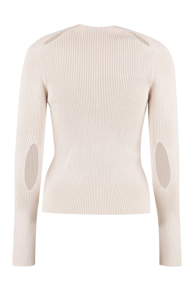 FENDI RIBBED CARDIGAN - 2