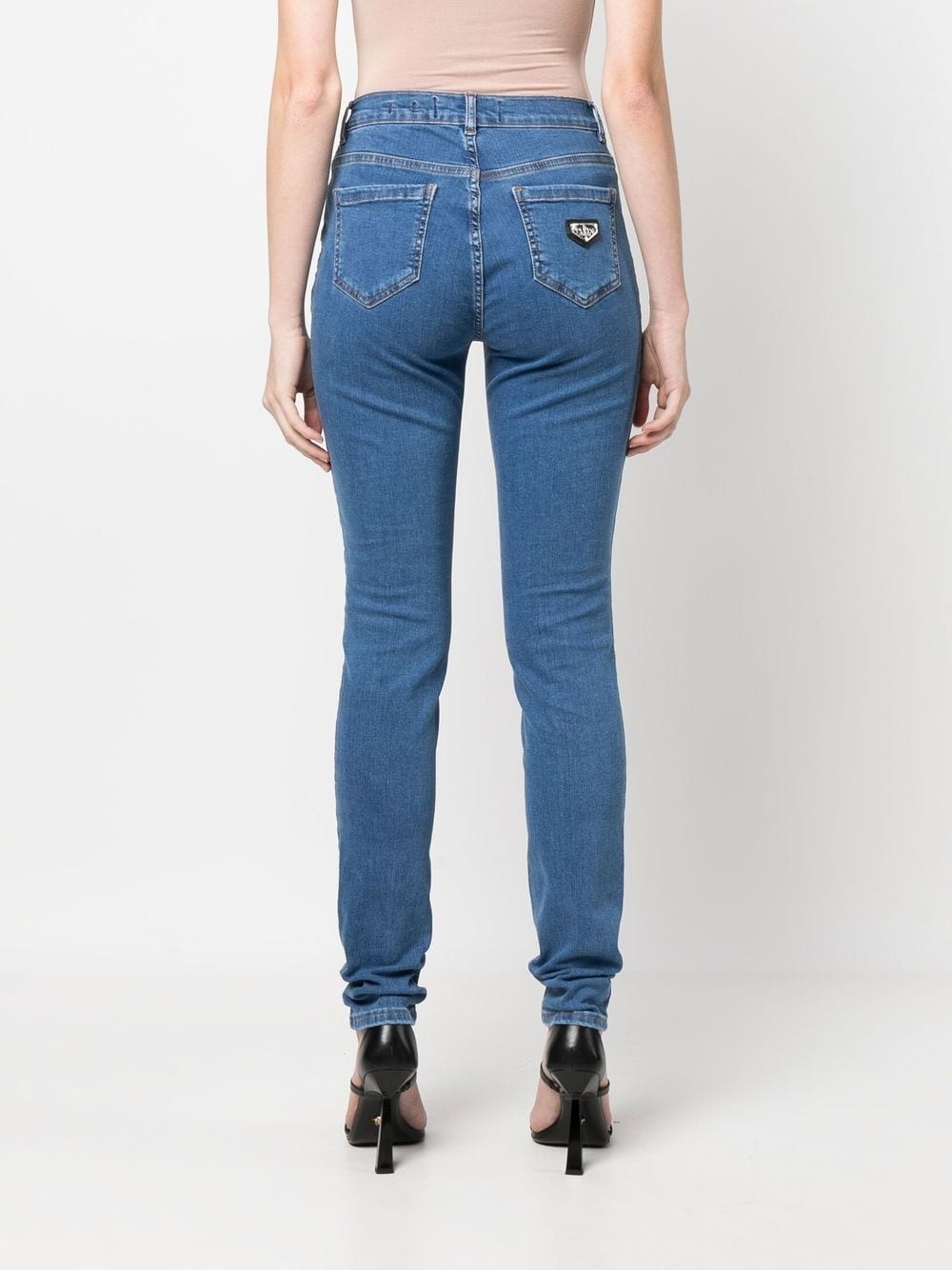 high-waist skinny-cut jeans - 4