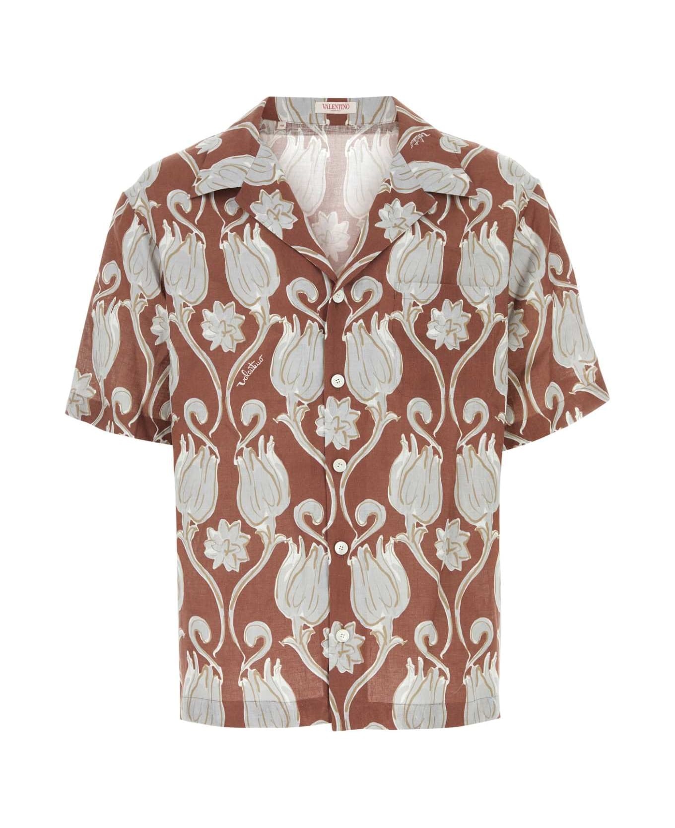 Printed Linen Shirt - 1