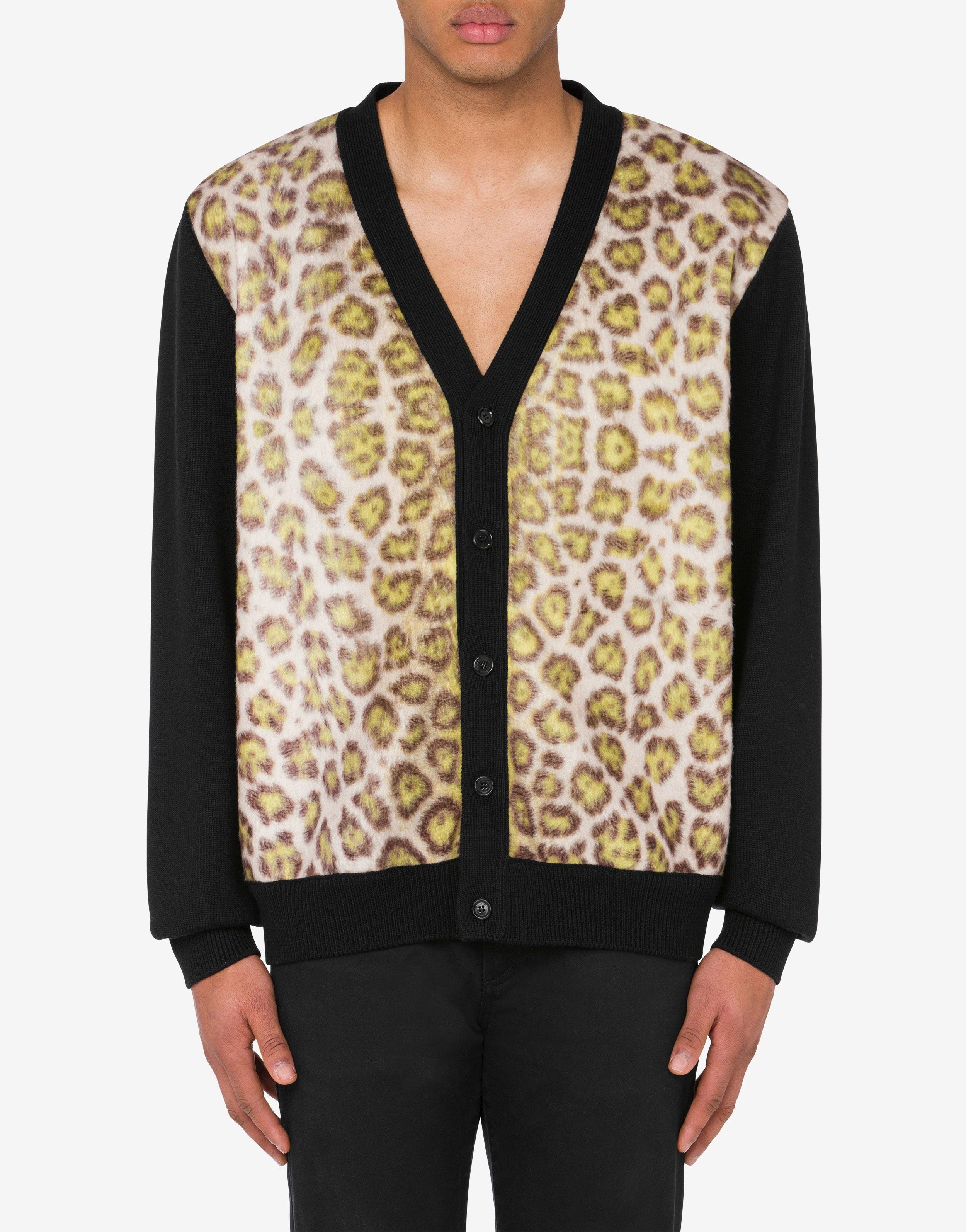 ANIMALIER WOOL CARDIGAN - 2