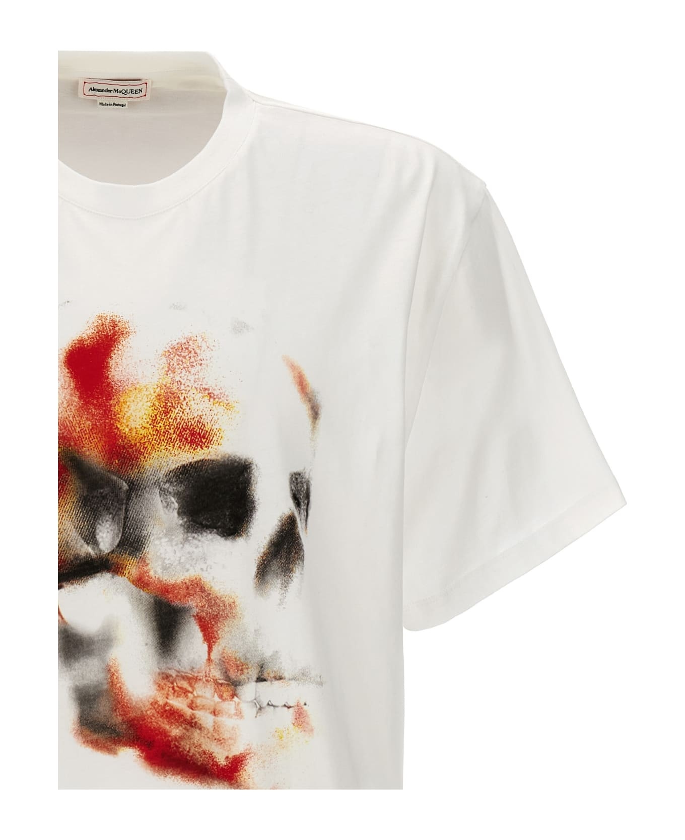 Obscured Skull Organic Cotton T-shirt - 3