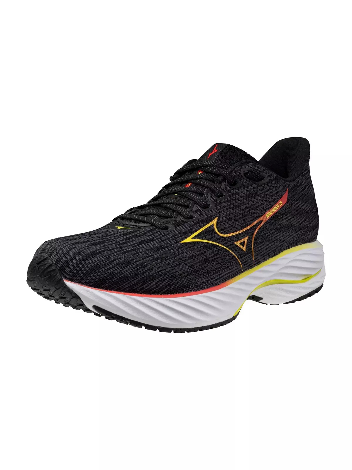 Wave Rider 28 "Black/Evening Primrose" Women's Running Shoe - 3