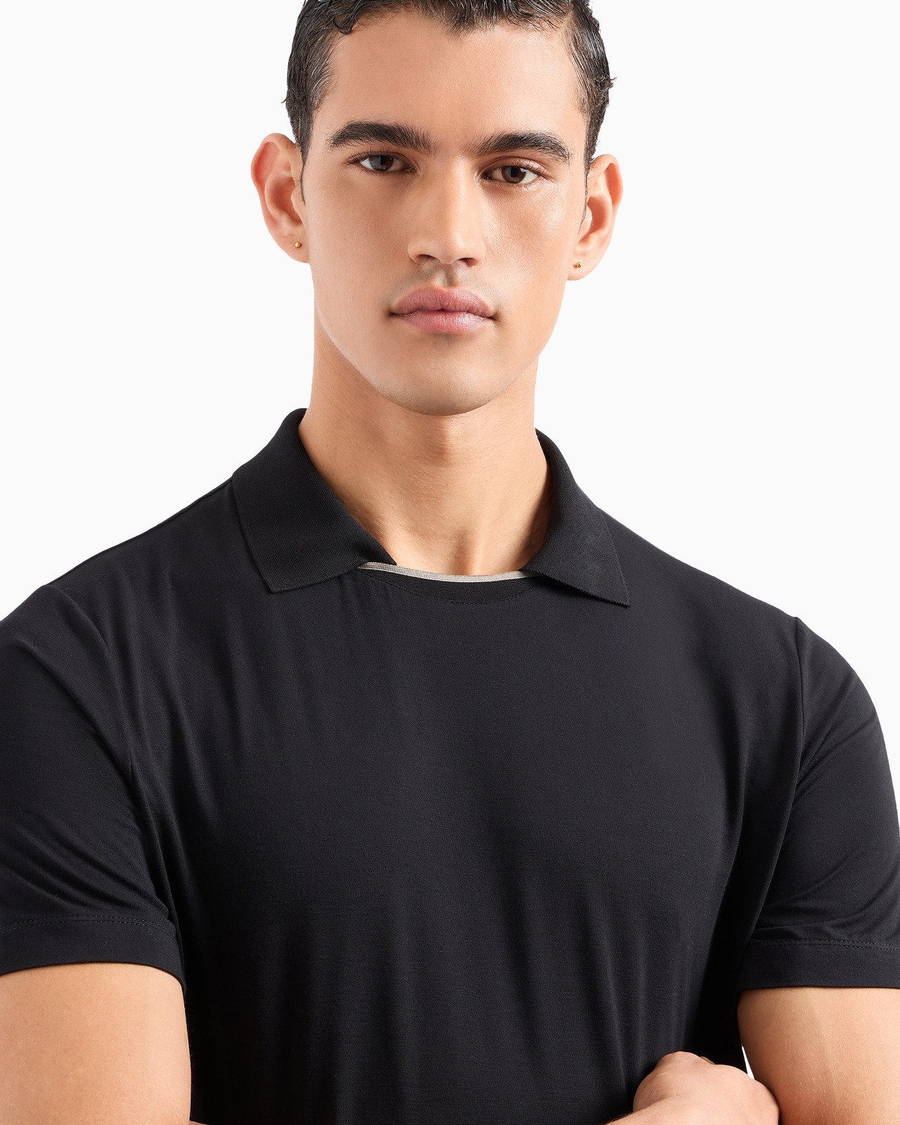 ASV short-sleeved viscose-jersey polo shirt - 5