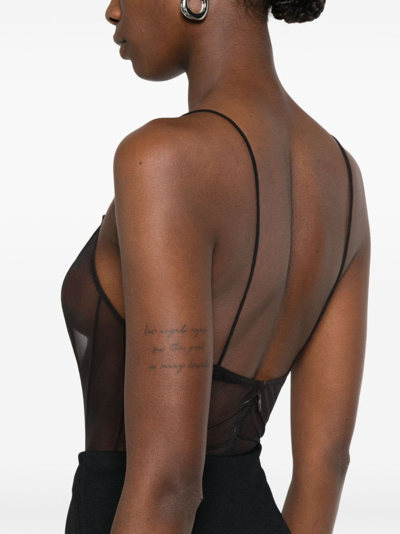 V-neck zip bodysuit 5