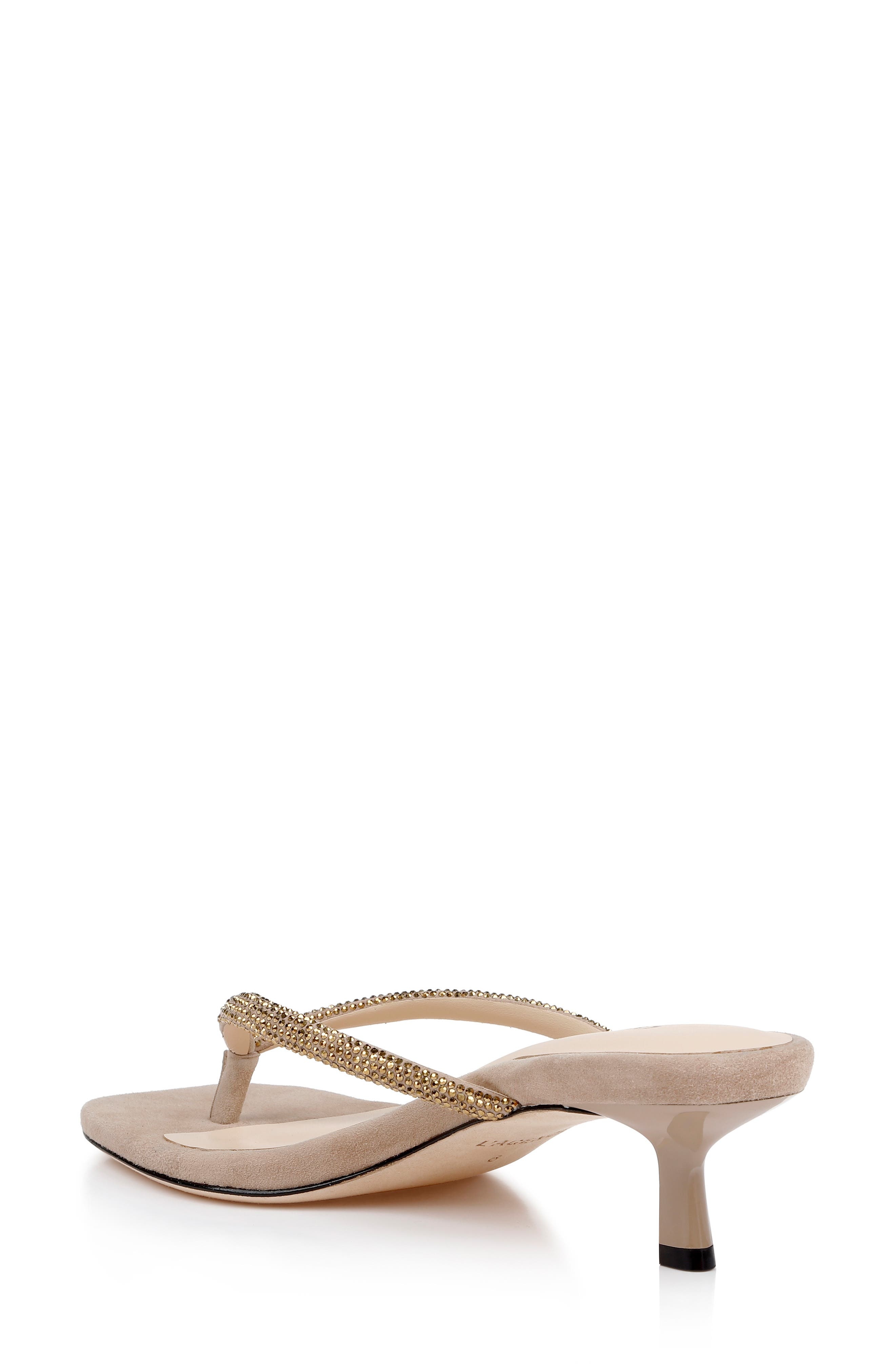 L'AGENCE Hortense Kitten Heel Sandal in Almond Nude at Nordstrom - 2
