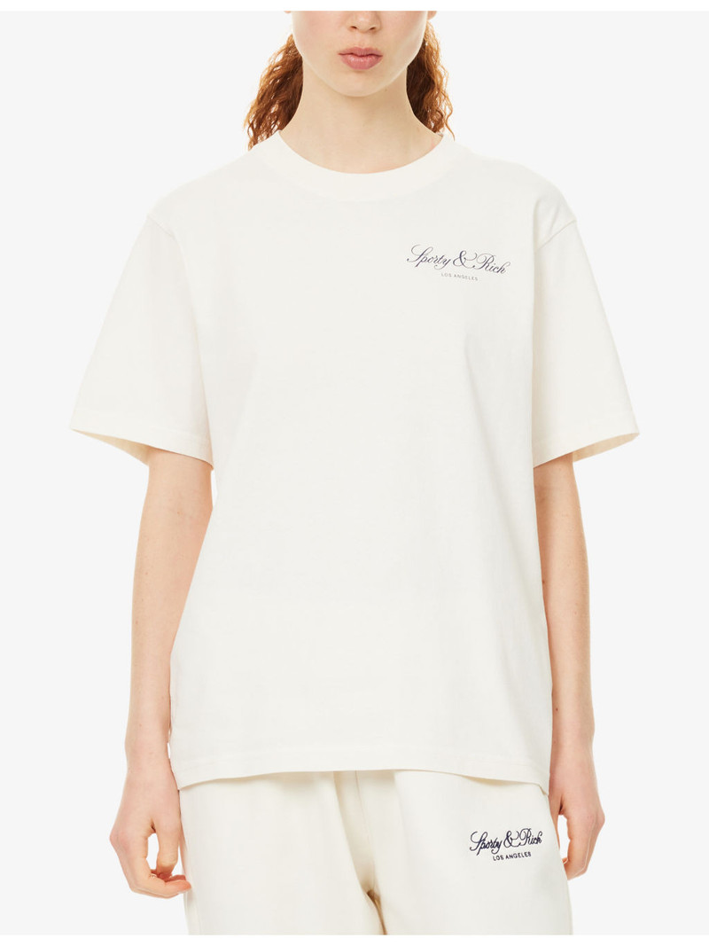 Vendome LA Brand-Print Cotton-Jersey T-Shirt 3