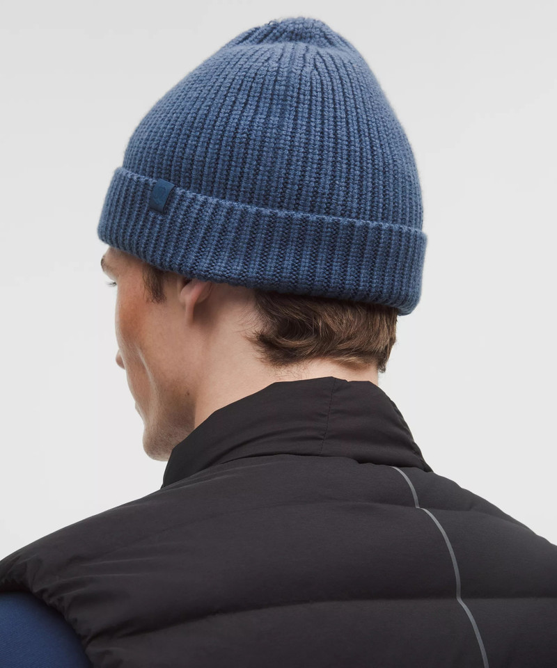Close-Fit Wool-Blend Ribbed Knit Beanie 3