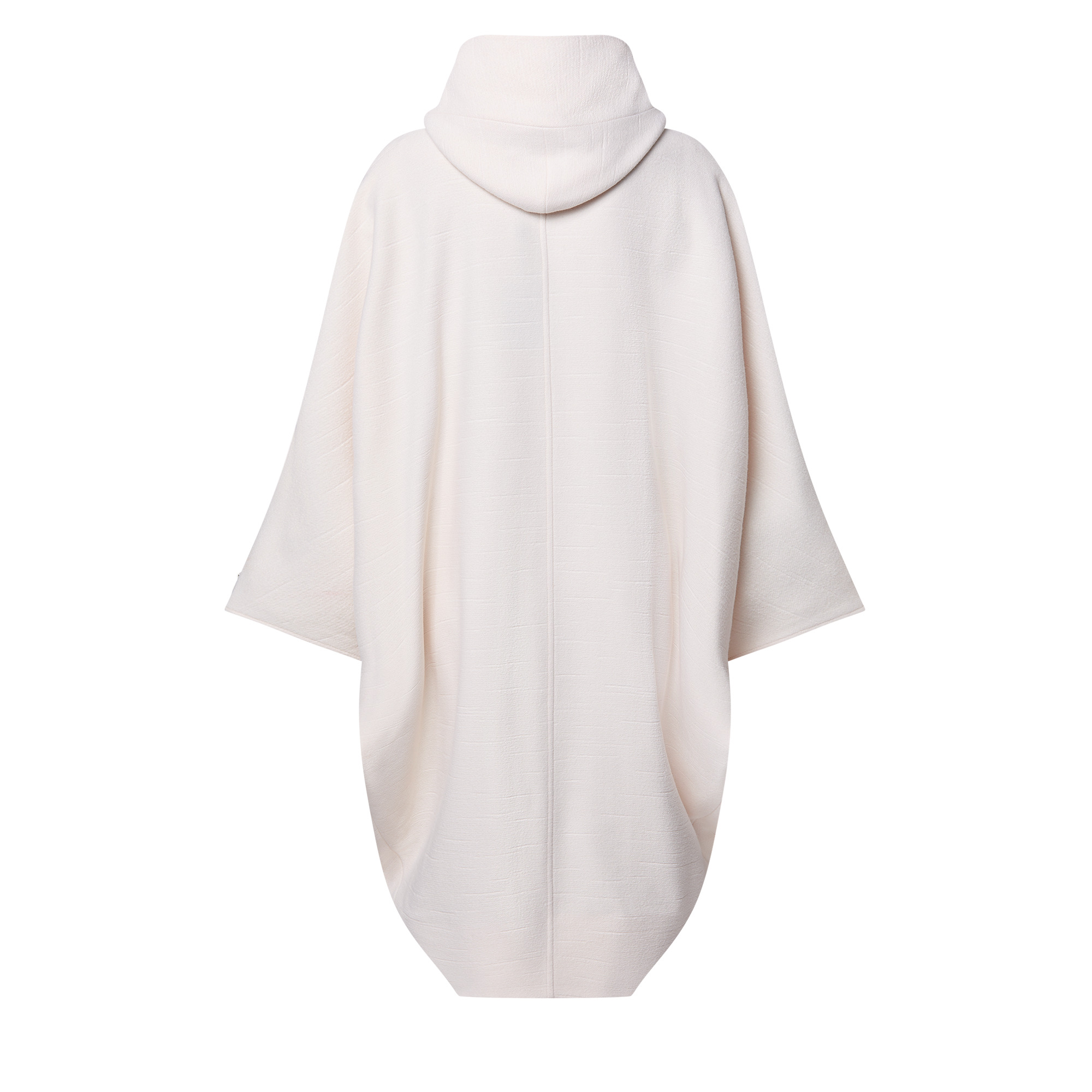 Hooded Round Coat - 2