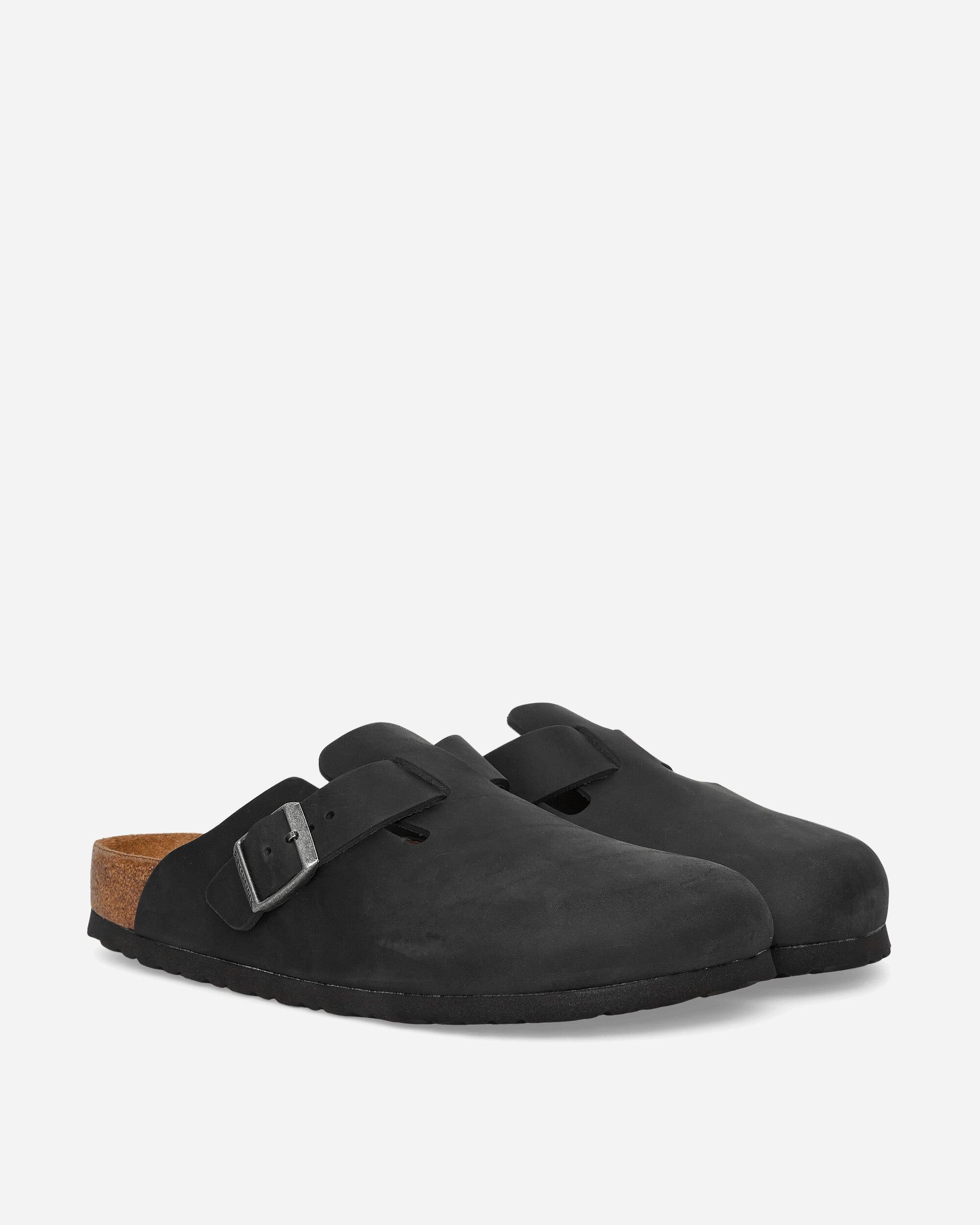 Boston Oiled Leather Sandals Black - 2