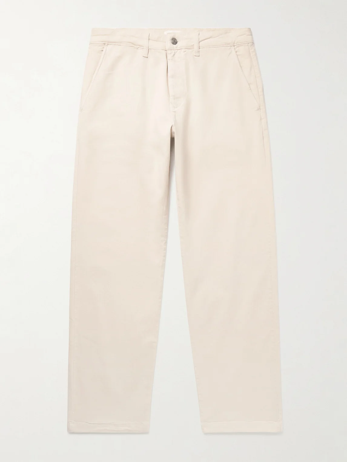 Aden 1923 Straight-Leg Organic Cotton-Blend Twill Chinos - 1