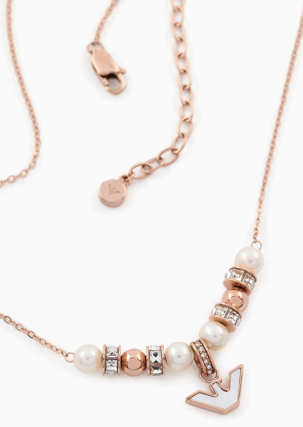 White Mother of Pearl Components Necklace - 2