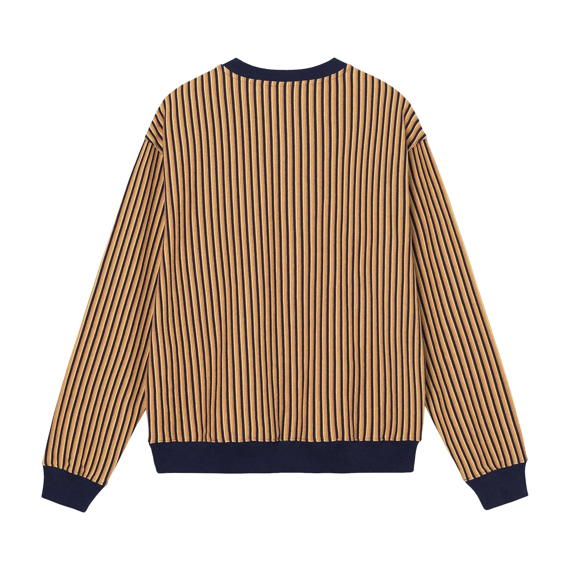 Stussy Vertical Striped Long-Sleeve 'Navy' - 2