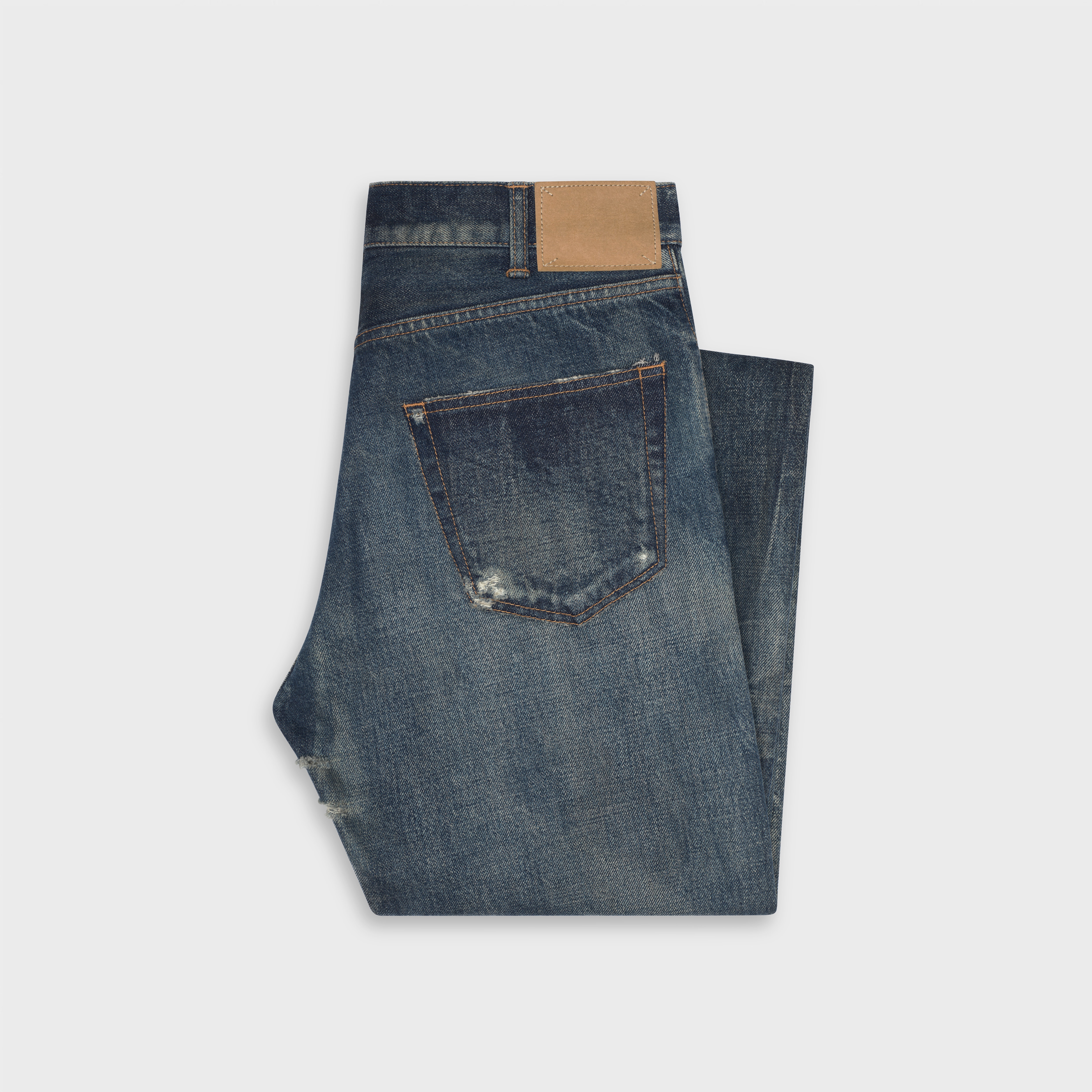 90'S JEANS IN MOONLIGHT WASH SELVEDGE DENIM - 2