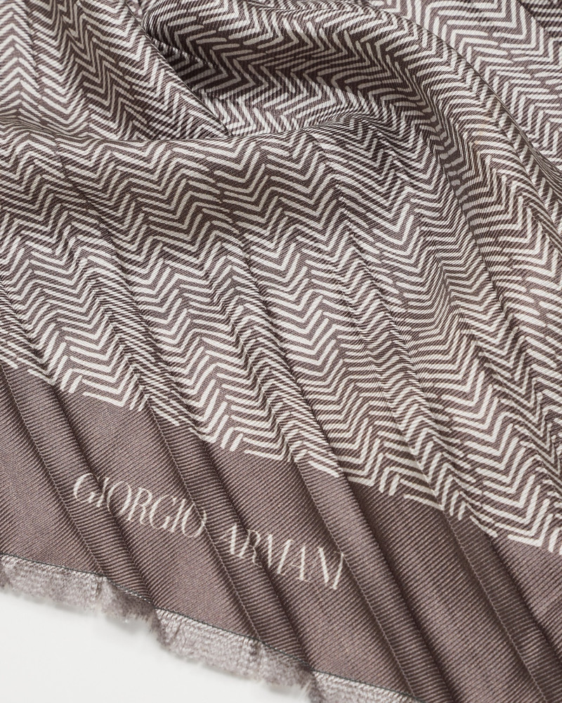 GIORGIO ARMANI PLEATED SILK SCARF outlook