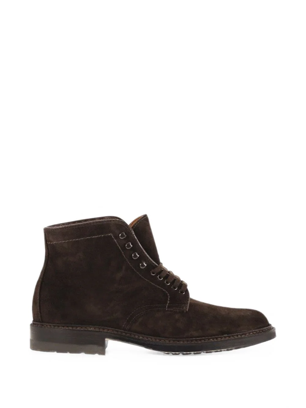 lace-up suede ankle boots - 1