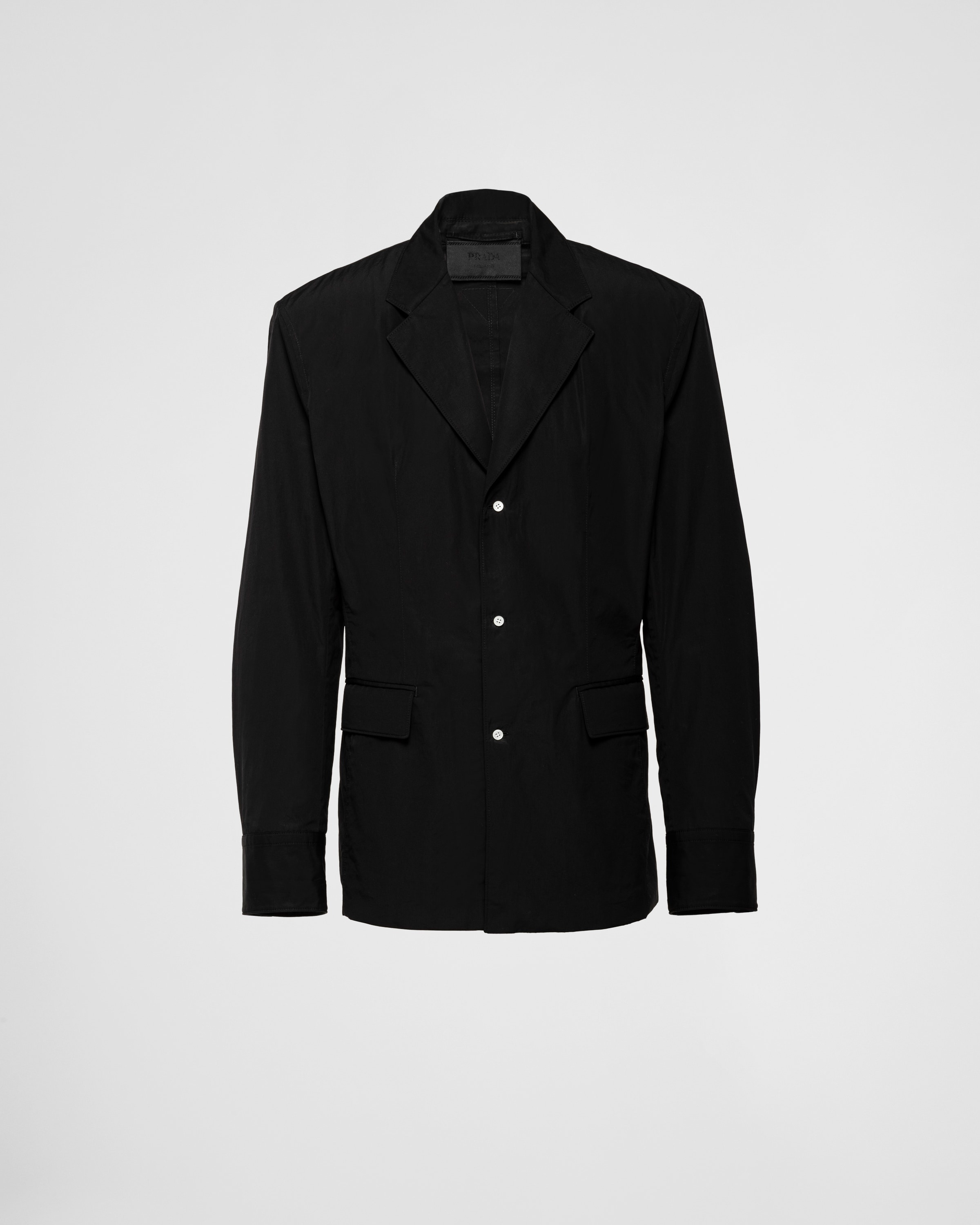 Single-breasted cotton jacket - 1