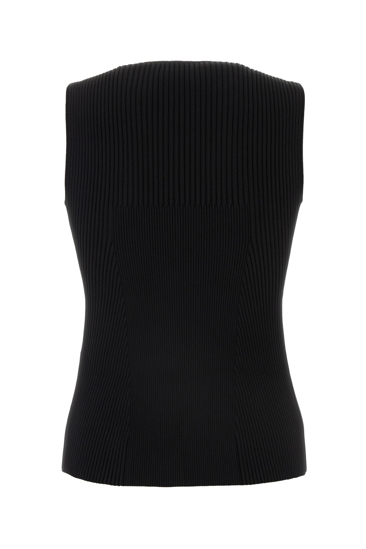 Alexander Mcqueen Women Slashed Knt Slvls Tp - 2