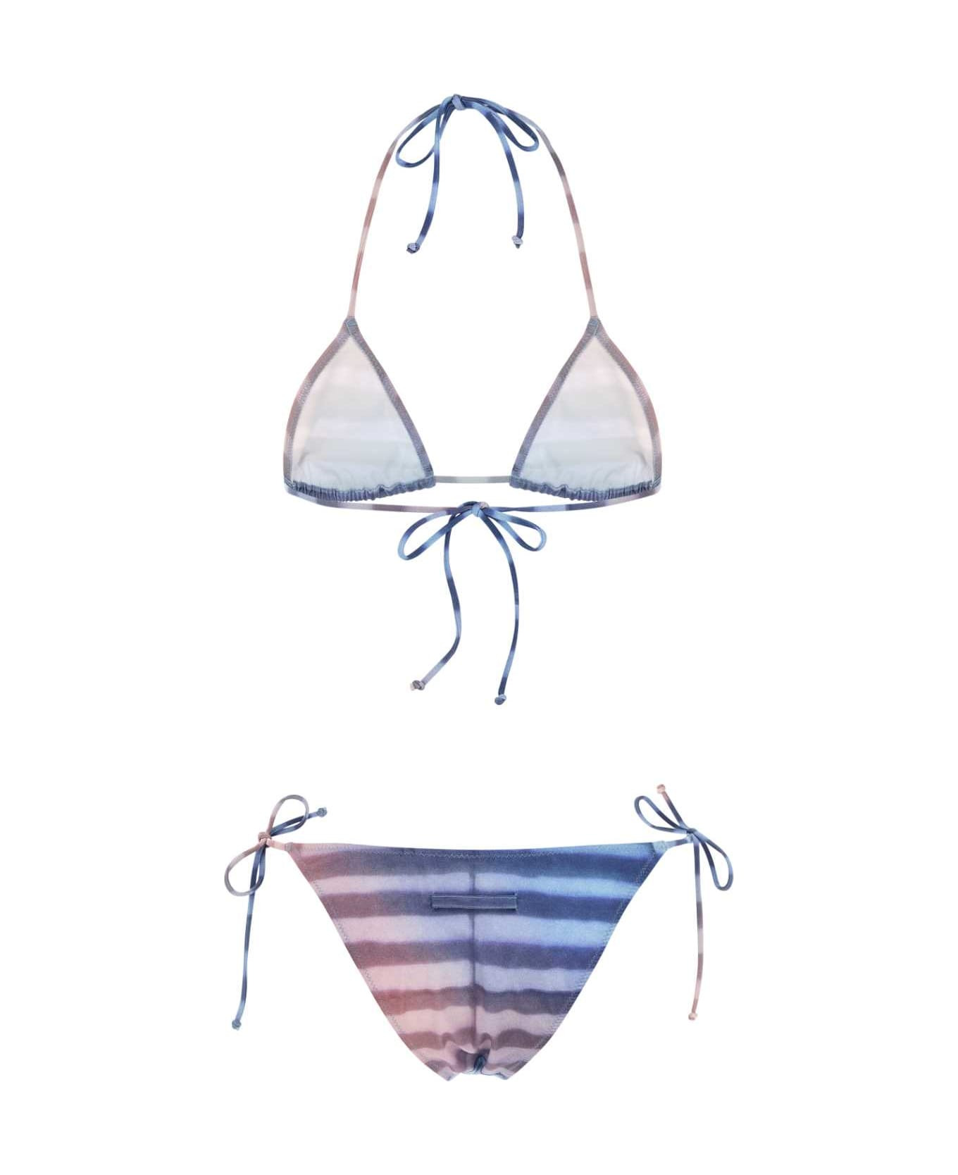 Printed Stretch Nylon Bikini - 2