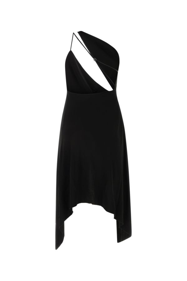 Black stretch viscose dress - 2