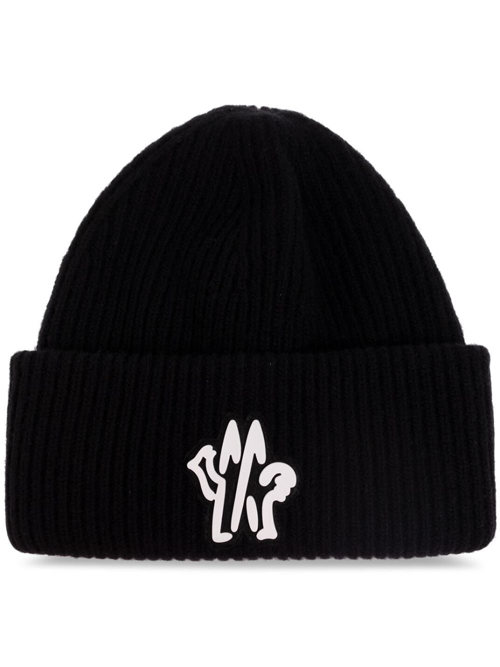 logo patch beanie - 1