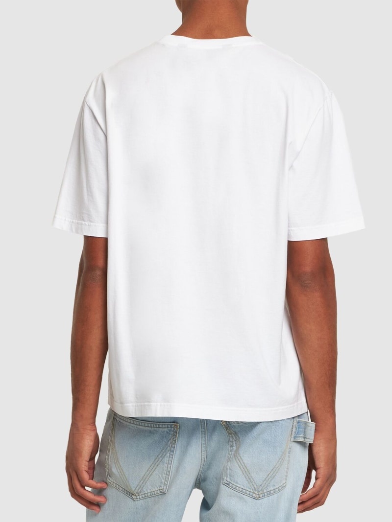 Classic logo slim cotton t-shirt - 3