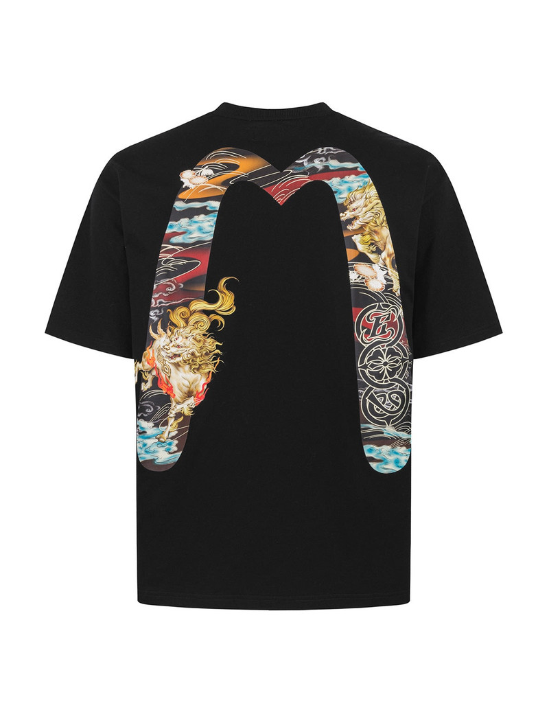Hakutaku Daicock Print Relax Fit T-shirt 12