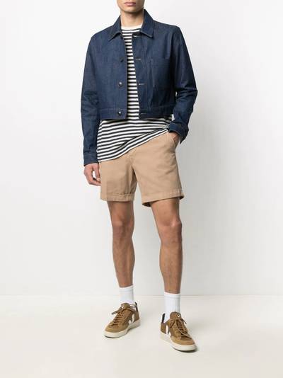 AMI Paris turn-up hem chino shorts outlook