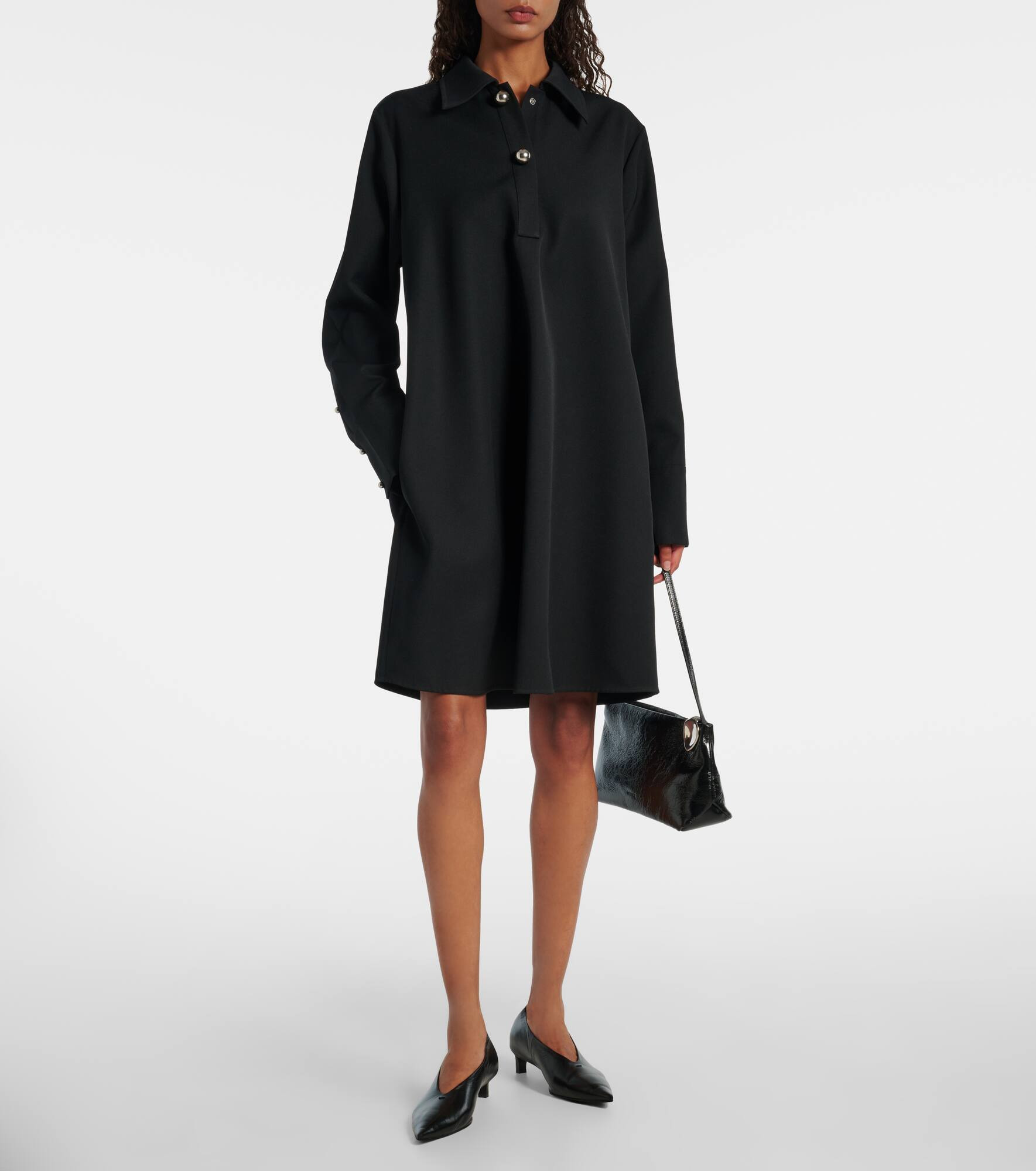 Wool polo dress - 6