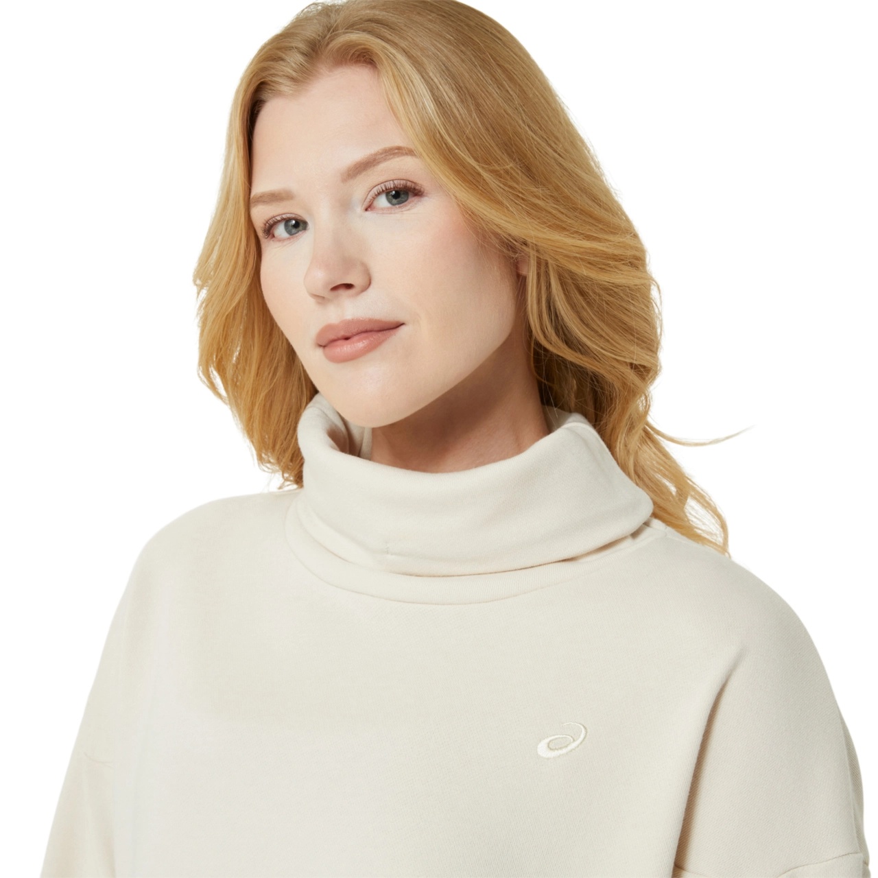 FRENCH TERRY HIGH NECK TOP - 4