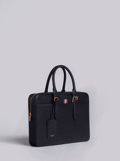 Thom Browne Business Bag in Black Pebble Grain outlook