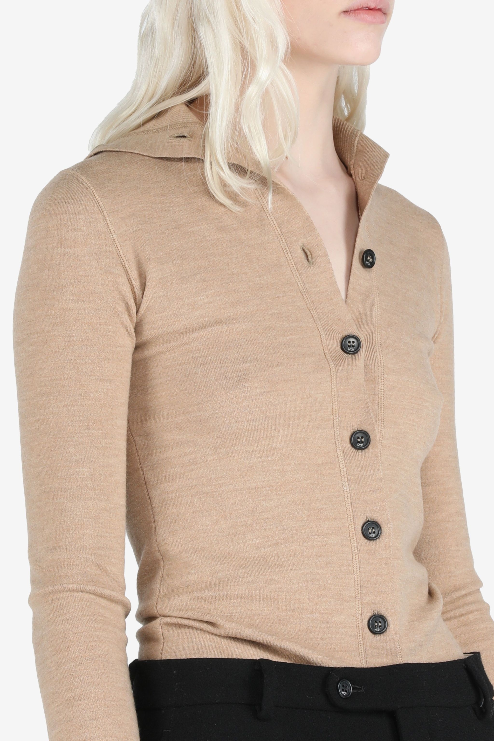 COLLARED CARDIGAN - 5