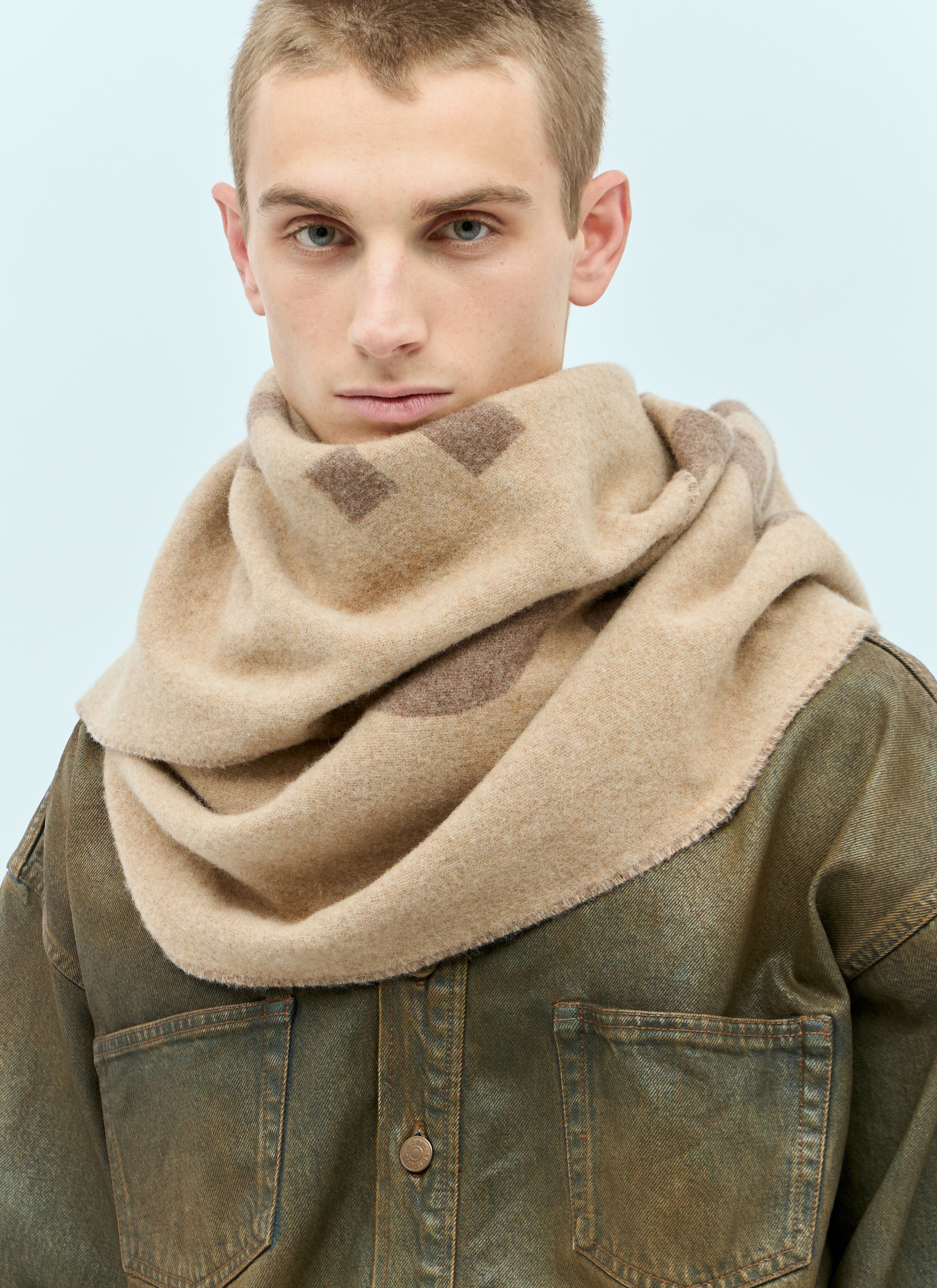 Acne Studios Logo Jacquard Scarf | lncc | REVERSIBLE