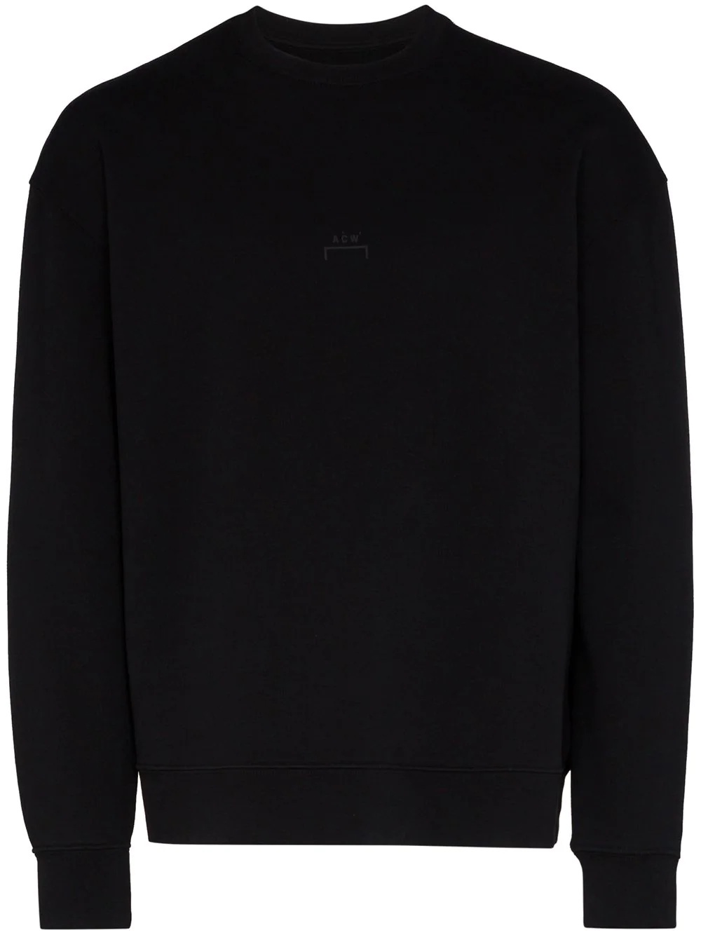 logo crew-neck sweater - 1